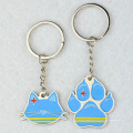 Manufacture Cast Promotional 3d Custom Design Italy Souvenir Metal Blank Enamel Bag Charm Keychains